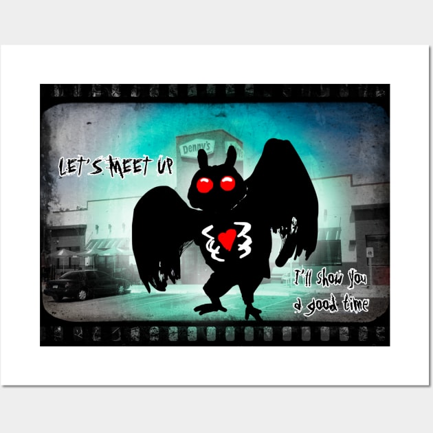 Mothman ate my entire breakfast slam Wall Art by sandpaperdaisy